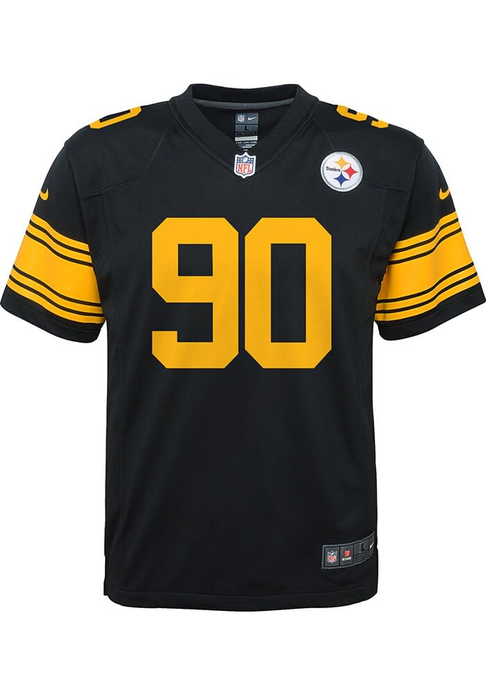 Pittsburgh Steelers TJ Watt Youth Alt 2 Replica BLACK Nike