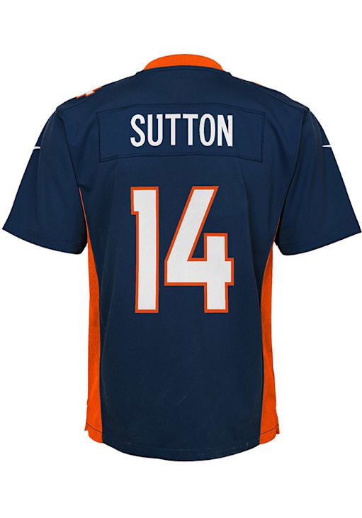 Denver Broncos Courtland Sutton Youth Alt Replica NAVY Nike