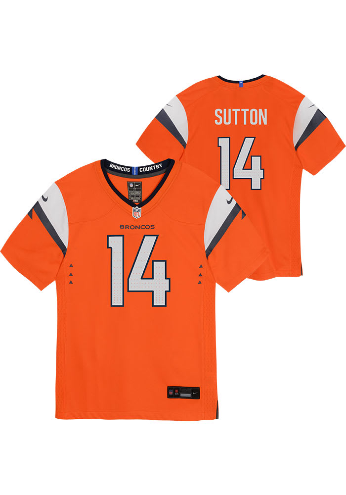 Denver Broncos Courtland Sutton Boys Home Replica ORANGE Nike