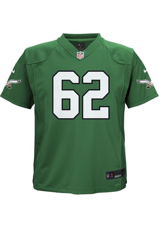 Jason Kelce Philadelphia Eagles Boys Kelly Green Nike Alt 2 Replica Football Jersey