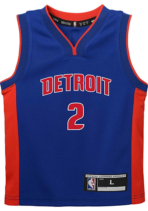 Cade Cunningham  Outer Stuff Detroit Pistons Boys Blue Replica Basketball Jersey