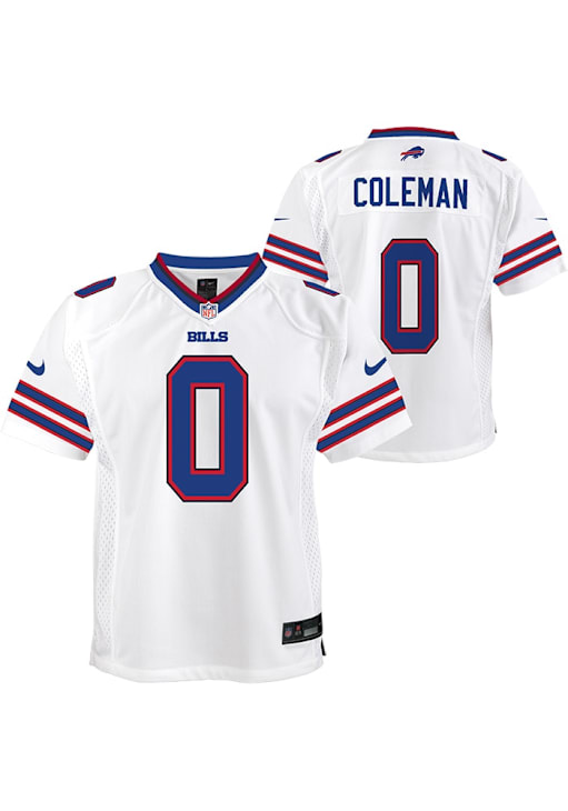 Buffalo Bills Keon Coleman Youth Away Replica White Nike Football
