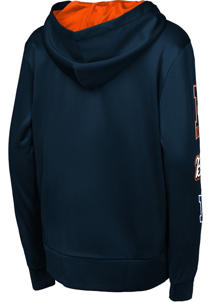Chicago Bears Boys Training Camp Full Zip Hoodie - Ã‚Â NAVY