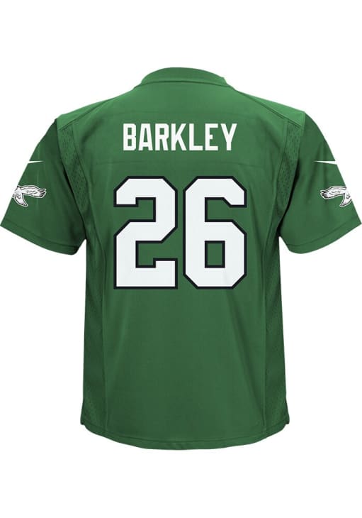 Saquon Barkley Philadelphia Eagles Boys Kelly Green Nike Home Replica Football Jersey