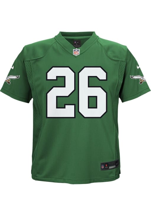 Saquon Barkley Philadelphia Eagles Boys Kelly Green Nike Home Replica Football Jersey