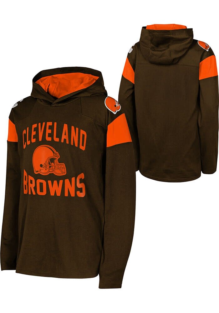 Cleveland Browns Youth BROWN The Champ Is Here Lightweight Long