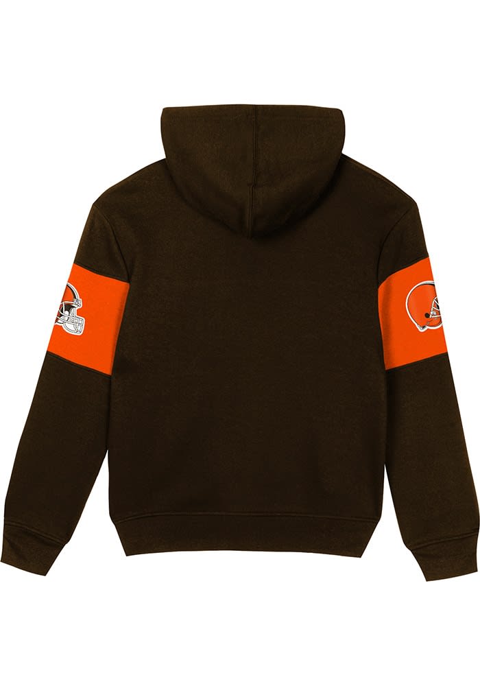 Cleveland Browns Boys Red Zone Hoodie - Â BROWN