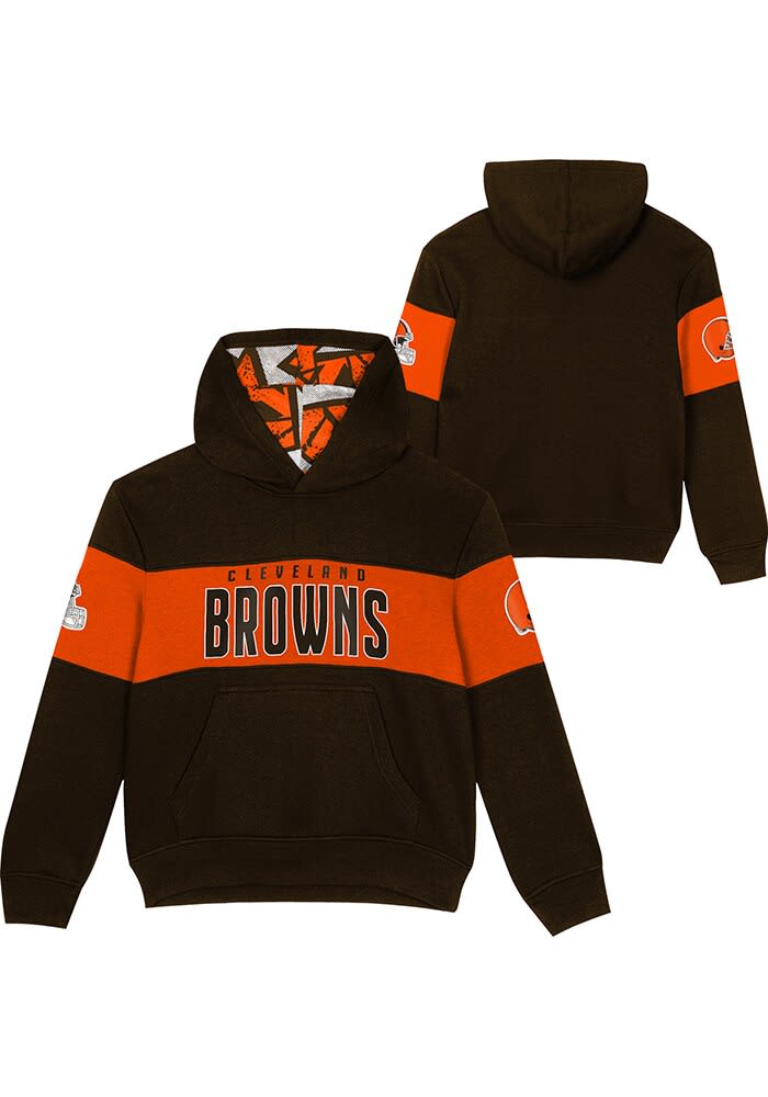 CLEVELAND BROWNS パーカー Cleveland Browns Boys Red Zone Hoodie - Ã‚Â BROWN - 133429939