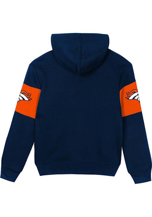 Denver Broncos Boys Red Zone Hoodie Ã‚Â NAVY 133430198