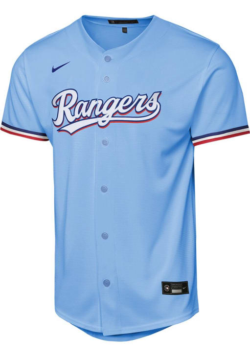 Corey Seager  Nike Texas Rangers Youth Light Blue Alt. 1 Replica Jersey