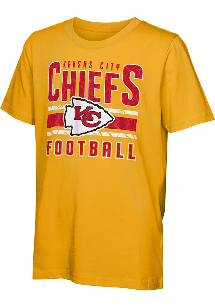 Kansas City Chiefs Youth GOLD 3 in 1 Long Sleeve Tee - 133431677