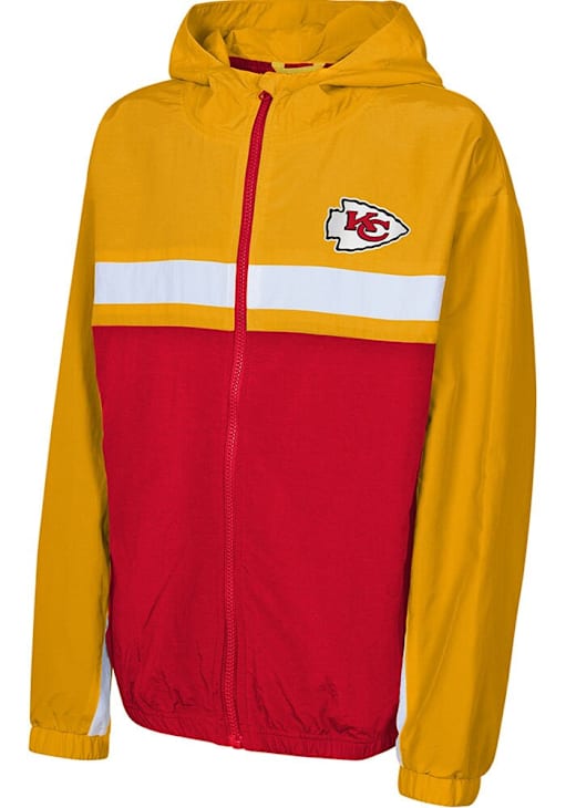 Kansas City Chiefs Youth Red Headliner Light Weight Jacket