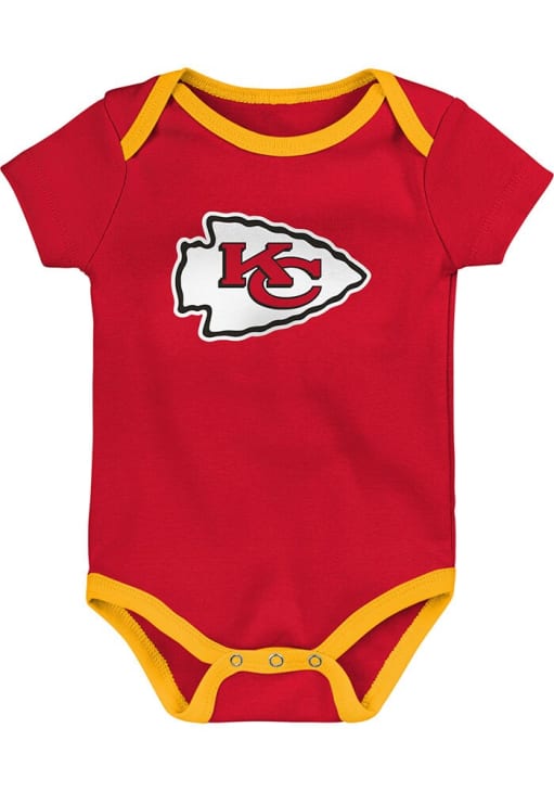 Kansas City Chiefs Baby Red #1 Draft Milestone Blanket One Piece