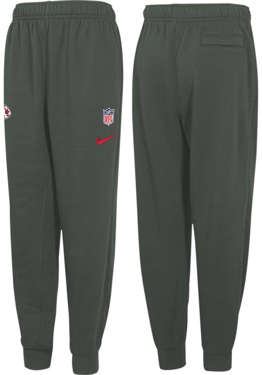 Nike Kansas City Chiefs Youth Grey Nike Team Issue Club Fleece Sweatpant Sweatpants