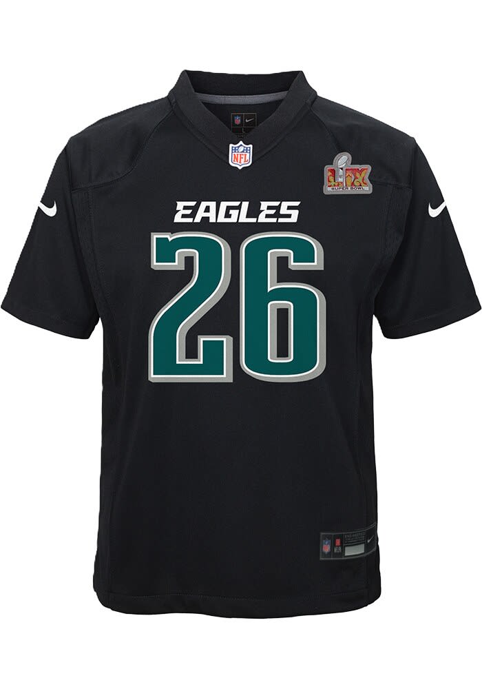 Philadelphia Eagles Saquon Barkley Youth 2024 Super Bowl