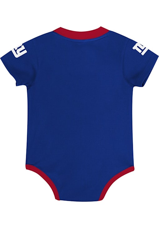 New York New York Giants BLUE Baby Team Captain One Piece 133432738