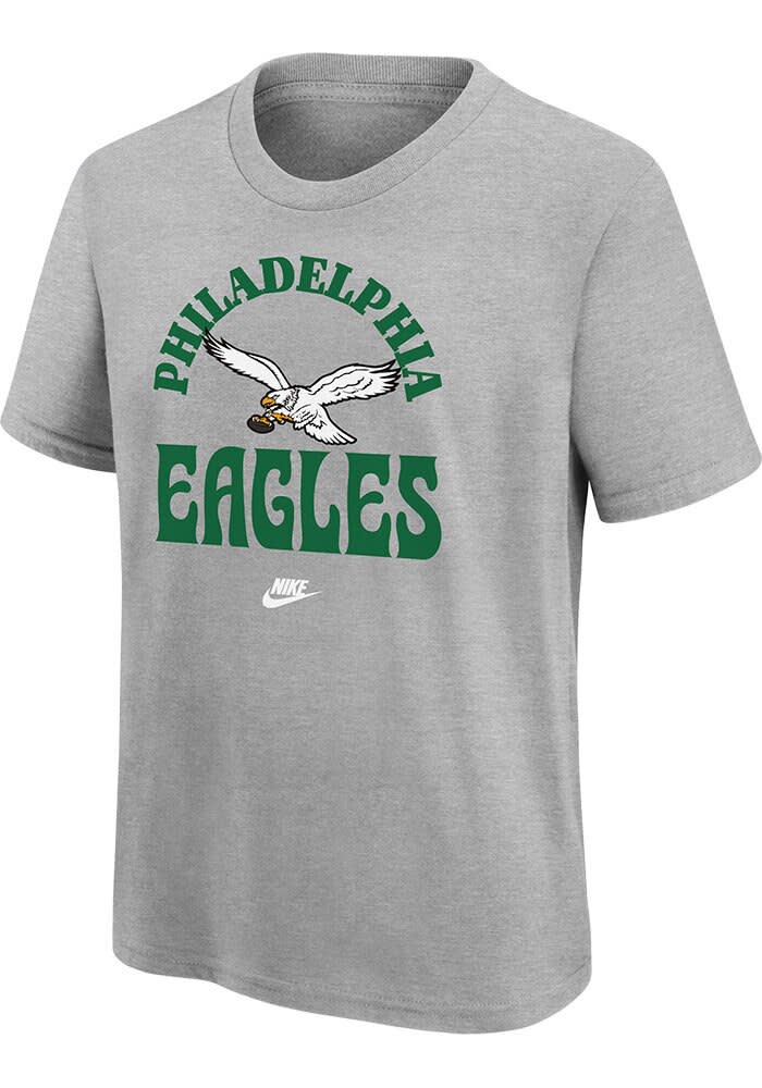 Nike Philadelphia Eagles Youth HEATHERGREY Nike Retro Groove Short