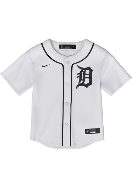 Nike Detroit Tigers Toddler White Home Replica Blank Jersey