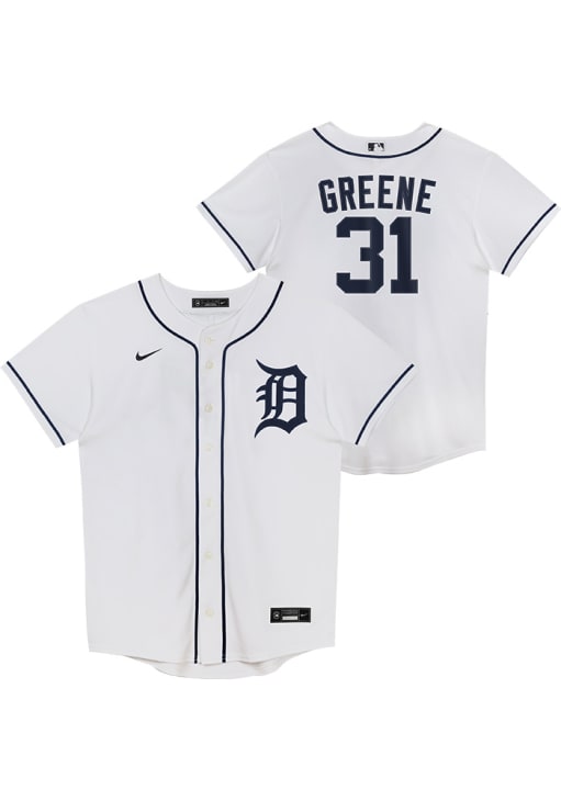 Riley Greene  Detroit Tigers Boys White Home Replica Baseball Jersey