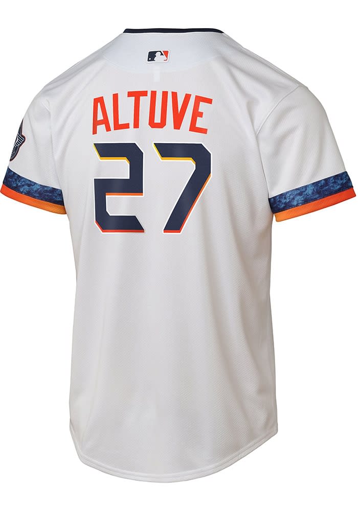 Houston　ASTROS Houston Astros Jose Altuve Youth White City Connect Limited
