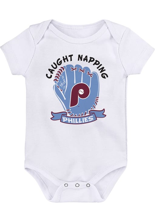 Philadelphia Phillies Baby Light Blue Coop 1-2-3 Inning 3PK One Piece
