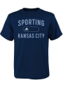 Sporting Kansas City Youth Navy Blue Marathon T-Shirt