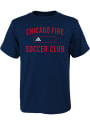 Chicago Fire Youth Navy Blue Marathon T-Shirt