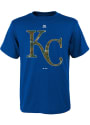 Kansas City Royals Youth Blue Digi Camo T-Shirt