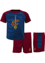 Cleveland Cavaliers Toddler Double Dribble Top and Bottom - Red