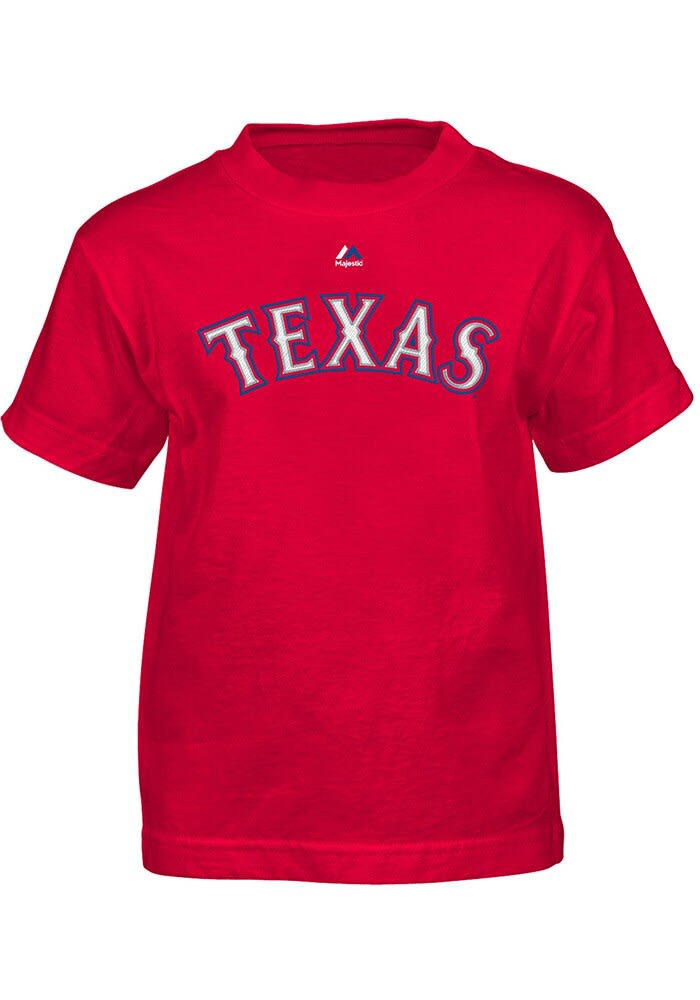 Adrian Beltre Texas Rangers Boys Red Player Short Sleeve T Shirt