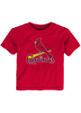 St Louis Cardinals Toddler Red Primary T-Shirt
