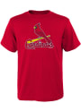 St Louis Cardinals Youth Red Primary T-Shirt