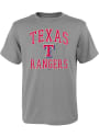 Texas Rangers Youth Grey #1 Design T-Shirt