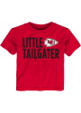 Kansas City Chiefs Toddler Red Little Tailgater T-Shirt