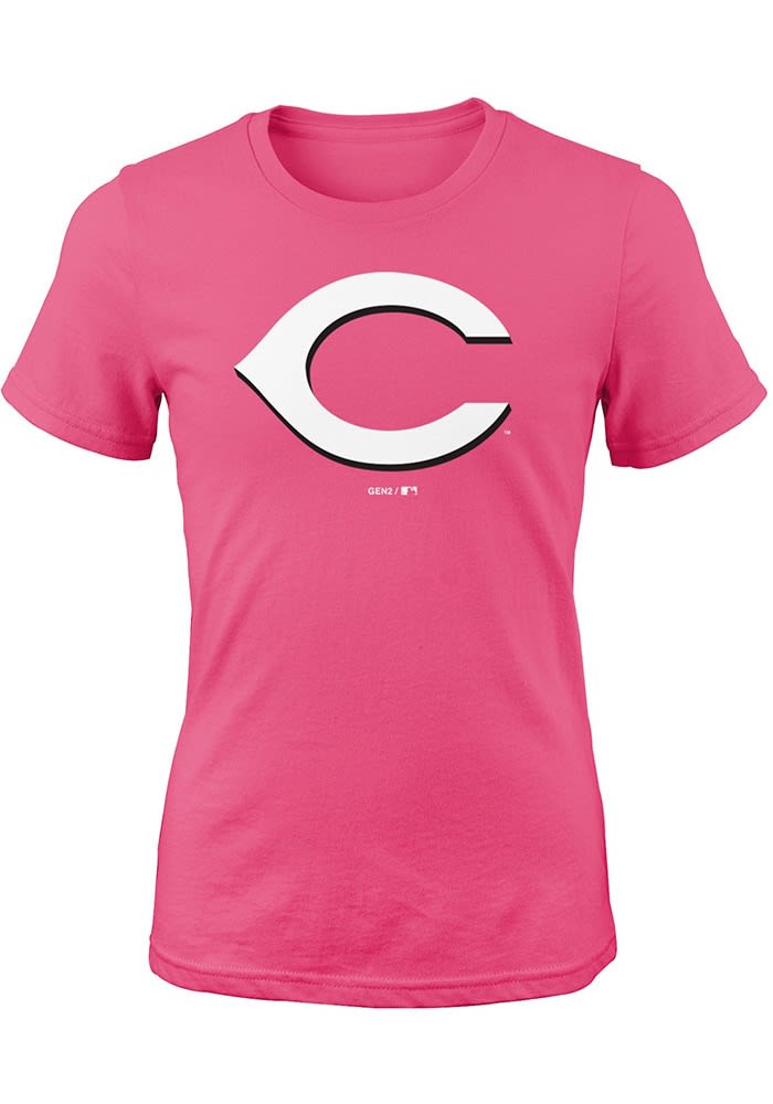 Pink cincinnati cheap reds shirt