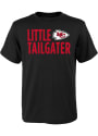 Kansas City Chiefs Youth Black Little Tailgater T-Shirt
