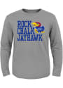 Kansas Jayhawks Toddler Grey Rock Chalk T-Shirt