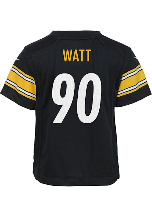 TJ Watt Pittsburgh Steelers Boys Black Nike Replica Football Jersey