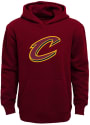 Cleveland Cavaliers Youth Primary Logo Hooded Sweatshirt - Red