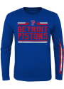 Detroit Pistons Youth Blue Orion T-Shirt