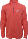 Detroit Red Wings Youth Polymer Quarter Zip - Red