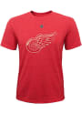 Detroit Red Wings Youth Pioneer Retro Fashion T-Shirt - Red
