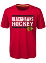 Chicago Blackhawks Youth Shootout T-Shirt - Red