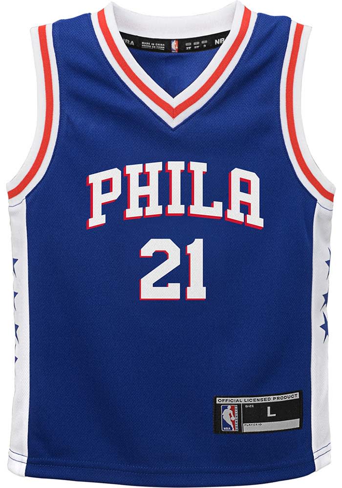 Sixers 2024 blue jersey