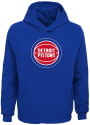 Detroit Pistons Boys Primary Hooded Sweatshirt - Blue