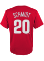 Mike Schmidt Philadelphia Phillies Youth Name and Number T-Shirt - Red