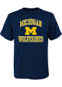 Michigan Wolverines Youth Ovation T-Shirt - Navy Blue