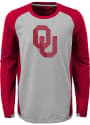 Oklahoma Sooners Youth Mainframe T-Shirt - Grey