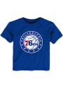 Philadelphia 76ers Toddler Blue Logo T-Shirt