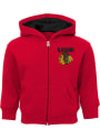 Chicago Blackhawks Toddler Enforcer Full Zip Sweatshirt - Red